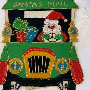 Vintage Santa Mail Bag